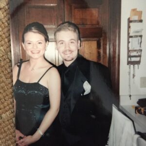 Elaine Carroll Instagram - Here we are, a couple of kids going to prom in 2001. Sam rented us the 2nd biggest limo in Richmond, Virginia. I thought he was pretty cool, and I still do. Happy Tuesday, @samreich, I've been in love with you for exactly half my life. The better half.