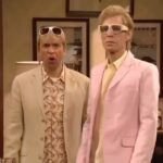 Elaine Goldsmith-Thomas Instagram - LOOOVE #thecalifornians on #snl and this one’s classic with @mickjagger