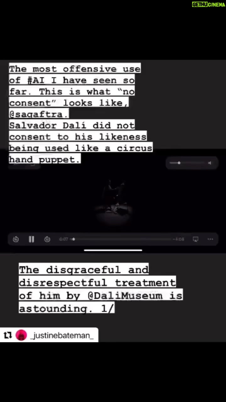 Elaine Goldsmith-Thomas Instagram - In case you’re wondering what all the strikes are about in the entertainment industry. Behold an unregulated future…