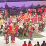Elaine Hendrix Instagram - Gathering of Nations 2023 @gatheringofnations 1. Teepee Village 2. Ojibway friends 3. Royalty 4. Chickasaw friend 5. Crown 6. Santo Domingo Pueblo friend 7. Main grounds 8. Menominee friends (and Junior Grass Dance Competitor) 9. Miss Indian World 2022 Tashina Red Hawk 10. Drumming & singing #gatheringofnations #powwow #ojibway #chickasaw #santodomingopueblo #minominee #teepee #village #grassdancer #friends #drumming #singing #royalty #crown #missindianworld #albuquerque #newmexico #nativeamericans #nations #grateful