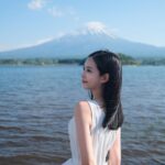 Elaine Ho Instagram – 我在富士山腳下 🗻

#富士山下 #富士山河口湖 #大石公園 

outfit/ @greenpea_tw