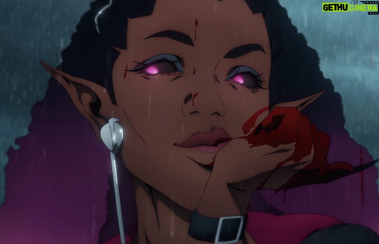 Elarica Johnson Instagram - DROLTA TZUENTES π CASTLEVANIA NOCTURNE watch now on @netflix Such a brilliant show to be involved in and the incredible pleasure of voicing this amazing animated character! Iβm so glad you are all loving Drolta. She has all the style, wit, sex appeal and terror in one and i absolutely love her! Clive Bradley & Kevin Kolde β¨β¨ππ½ππ½ Sam Deats & Adam Deats πͺπ½ She is not one to mess with! #drolta #castlevanianocturne #droltatzuentes #castlevania #netflix #animated