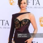 Elarica Johnson Instagram - BAFTA’s ✨ Last night was the BAFTA tv awards and we got to celebrate the amazing nominees and winners! Very inspiring ✨ A beautiful night sponsored by @pandocruises Thank you @kelvinstylist for putting me in the gorgeous @suzanneneville dress @santoniofficial shoes And beautiful vintage #dior earrings from @4elementlondon Makeup by the lovely @amiewilliamsmakeup Hair by the wonderful @lathanielscouture What a gorgeous night! #bafta #tv #redcarpet