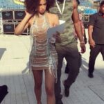 Elarica Johnson Instagram - So today I hosted the @justinbieber concert in #India!! I was super nervous, but the Bieber fans were amazing!! Thank you Mumbai for having me!!! . . . . Thank you @paris_libby For the wonderful dresses! @cjmpublicity for being AMAZING @whitefox.india for bringing me to INDIA! @mani36936 💗 and the Bieber crew for letting me share the stage! . .#justinbieber #justinbieberindia #PURPOSETOUR #london #mumbai