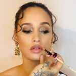 Elarica Johnson Instagram - Excited for all the nominees this weekend at the BAFTA’s What a year of film and TV!😻 Makeup by - @amie_williams_ @armanibeauty @lancomeofficial @bobbibrownuk Event @bsbpartnerships @dunhill @gregwilliamsphotography - 📸
