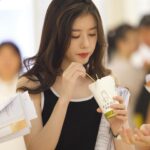 Eleanor Lee Instagram – I was busy eating chicken nuggets