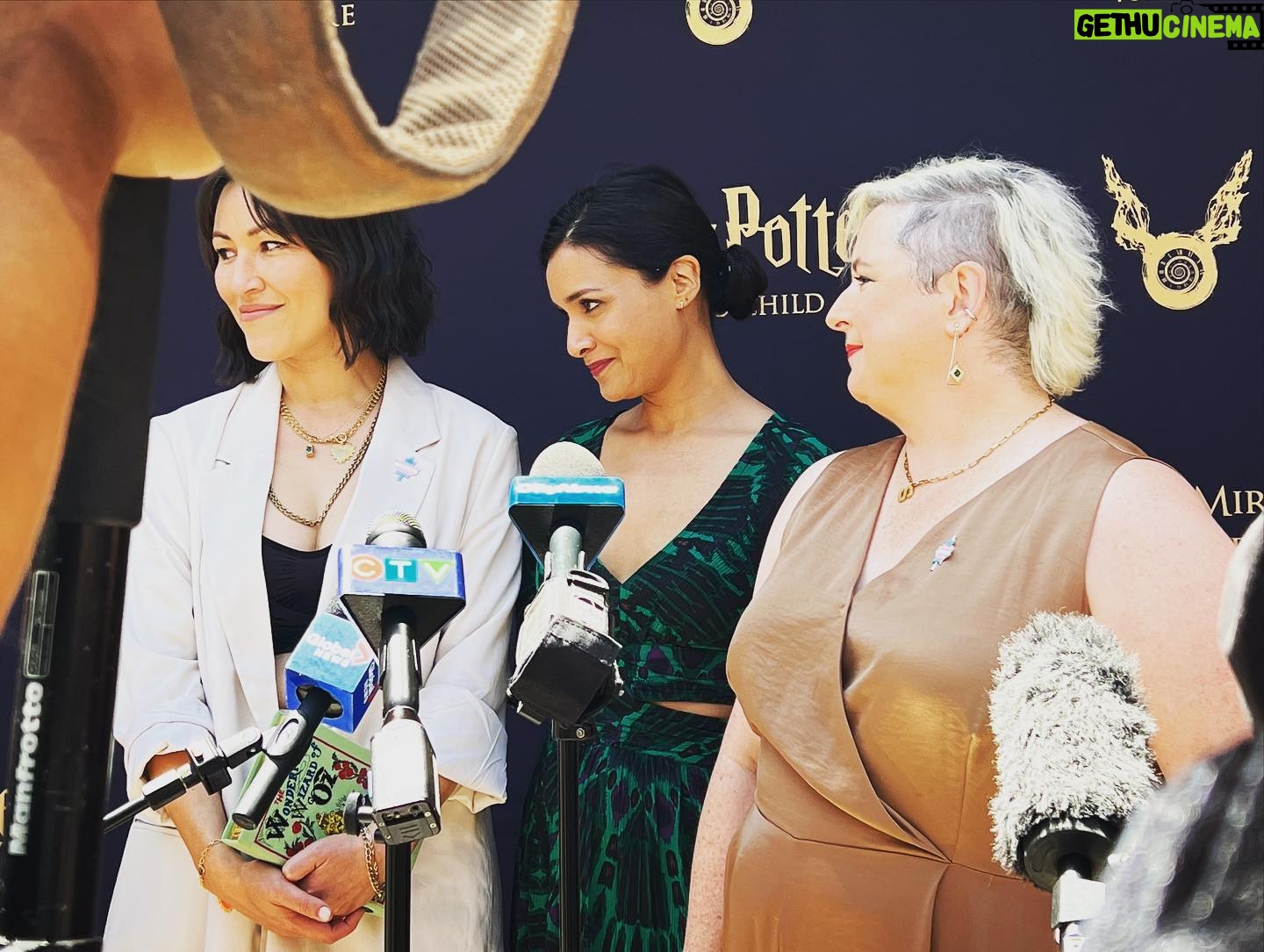 Eleanor Matsuura Instagram - You can always sit with us @cursedchildcan 🏳️⚧️ HAPPY OPENING NIGHT @mrtrevorwhite
