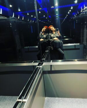 Eleanor Matsuura Instagram - Life in an elevator