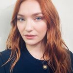 Eleanor Tomlinson Instagram - This morning… on This Morning Talking all things One Day with the lovely @dermotoleary and @alisonhammond55 Thank you for having me 💙 @thismorning • Styled by @rebeccacorbinmurray in @frame @louboutinworld @otiumberg • Makeup @victoriabond007 • Hair @lukepluckrose • @vrwpublicity