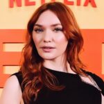 Eleanor Tomlinson Instagram - One day til One Day! 🤎 @netflix • Styled by @rebeccacorbinmurray in @lanvin @jimmychoo @_jennybird • Makeup @victoriabond007 • Hair @johnmacphersonhair • @vrwpublicity #oneday #netflix