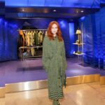 Eleanor Tomlinson Instagram - What fun last night with Burberry turning Harrods Knight Blue. Congratulations Daniel Lee! 💙 @burberry @burberry_daniel.lee @harrods • Styled by @rebeccacorbinmurray in @burberry • Makeup @victoriabond007 • Hair @lukepluckrose • @vrwpublicity