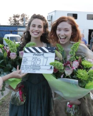 Eleanor Tomlinson Instagram - P O L D A R K 

10 years to the day since we started filming and this beautiful journey began ♥️

@official_poldark 

@mammothscreen @bbc @pbs