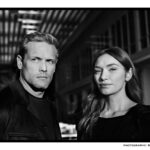 Eleanor Tomlinson Instagram - On film by Kris DeWitte @facts_of_emotions_photography @samheughan 🖤 The Couple Next Door. Coming soon to @starz • @filmfestivaloostende • Styled by @rebeccacorbinmurray in @shoptheirishtwin • Hair and Makeup by @michelle_beeckman_makeup • @vrwpublicity