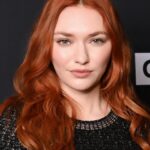 Eleanor Tomlinson Instagram - The countdown is on… The Outlaws, Series 3 30th and 31st May @bbciplayer @primevideo @stephenmerchant 📸 @hogieaaa__ • Styled by @rebeccacorbinmurray in @giambattistavalliparis @jessica_mccormack @jimmychoo • Makeup @victoriabond007 • Hair @pauljoneshair • @vrwpublicity