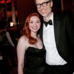 Eleanor Tomlinson Instagram - Worlds colliding at the Bafta Gala 🖤 @bafta @stephenmerchant #aidanturner 📸 @shaneanthonysinclair.ig 📸 @carlopaloniphoto @gettyentertainment
