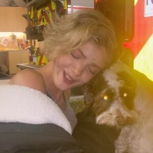 Elena Kampouris Instagram - No me queda mas! We have nothing more because we left it all out on the table - thanks to our amazing crew we just wrapped an intense shoot in beautiful Vancouver. thank you Vancouver for always being a steady muse and thank you Delta Fire Station for welcoming and helping us along the way. And of course, my new sister Kristy Storey for your steady support❤️❤️❤️No dalmations but Victor Sanchez in locations had his darling pooch, Harry, on set with us!🎶🐶🚒🎬Plus a little cameo from our genius director @mcnamara6262 to close out our last night of filming! 

#bts #new #art #fun #mood #travel #beautiful #music #sweet #sing #dance #cute #love #animals #adorable #baby #dog #puppy #adventure #work #happy #goodvibes #awesome #family #friends #reels #explorepage #instalove #instagood #instadaily