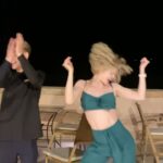 Elena Kampouris Instagram – Unforgettable night in Cape Sounio after the restaurant closed with @alxprovo Xenia & @charis_erm 🎶🎶(that’s the beautiful temple of Poseidon in the background!!)🇬🇷🏛🌌💖@natasatheodoridou 

#beautiful #memories #Greece #girl #goodvibes #friends #fun #love #laugh #live #nature #sweet #summer #music #life #explore #travel #night #dance #lifestyle #happy #singer #instamusic #smile #mood #happiness #reels #explorepage #instagood #instadaily