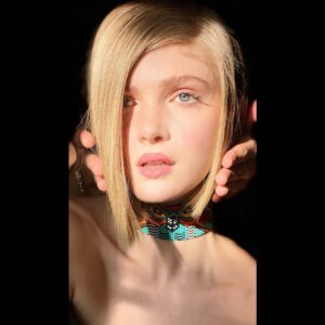 Elena Kampouris Instagram - Photoshoot #behindthescenes hair, mood   style by @dionysiou #JupitersLegacy 🦋🦉🧡#Chloe #Greek #owl #style #photography #Greekgirl #Greece #culture #bts #blue #workinit #sunlight #sun #fashionphotography #vogue #fashion #blonde #hair #colorful #ootd #love #new #hairstyle #instapic #instafun #instafashion #instastyle #fashiondaily