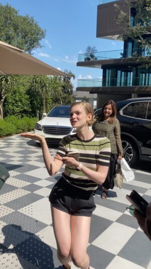 Elena Kampouris Instagram - I was lucky enough as I got back to my hotel to see a group of beautiful ladies full of joy and good energy exiting from what seemed to be a friendly gathering. They were so full of radiance and beauty that I couldn’t help but say hello. It didn’t surprise me at all to find they had just finished their gathering of their ‘Joy Club’!💕☀️I was so excited I was a bit overwhelmed with joy myself. I couldn’t help but break out into song not even realizing we were at the entrance of the hotel where we were all just bursting with song & gratitude. I wanted to tell them everything about myself and learn all about them and express my love for their culture and I felt so warmly received. So as I always say, if you take a chance, you can make new friends that you feel like you’ve known forever. Don’t be afraid to embrace new cultures or people who seem a little different to you at first glance. The richest gifts in life come in unconventional ways that can inspire you beyond your wildest imagination and ultimately you will see parts of yourself in them and that is the beauty of humanity❤️
 
#live #life #love #music #explore #beautiful #culture #India #goodvibes #positive #happy #women #support #lifestyle #joy #Hindi #Bollywood #song #beauty #dance #mood #inspiration #girls #motivation #weekend #instafun #instagood #instapic #instadaily #insta @arunna.acharya @iamdesinerd @comicconindia