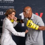 Elena Lyons Instagram - EC vs. @miketyson Who would win???? 🤣😉🥊