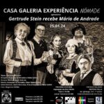 Eliana Guttman Instagram - EXPERIÊNCIA CULTURAL NÔMADE –EXPOSIÇÃO DE ARTE TEATRO JANTAR TEMÁTICO – 25 DE JANEIRO 2024 DAS 18 ÀS 22H. Trilogia Cultural: Exposição de Arte 🖼 na Galeria Biganti como artista homenageado “Gregório Gruber” 🎭 Teatro no Salão Nobre com o espetáculo “Gertrude Stein recebe Mário de Andrade” texto de Leonardo Alkmim com Amazyles de Almeida, Cézar Nascimento, Deise Hattum,Denis Victorazo,Eliana Guttman,Fábio Saltini 🍽🥂🍾 Jantar Temático do Circolo Italiano inspirado no “Cardápio Modernista de Mário de Andrade”. Ficha Técnica: Texto: Leonardo Alkmim @alkmimleonardo Elenco: Amazyles de Almeida @amazyles Cézar Nascimento @cezar.nascimento.357 Deise Hattum @dhattum Denis Victorazo @denissp Eliana Guttman @eguttman Fábio Saltini @fabiosaltini Direção Musical: Deise Hattum Direção: Amazyles de Almeida e Fábio Saltini Fotografia: Magerson Bilibio Direção de Arte: ART MOOD DESIGN @art.mood.design Produção e Realização: ART MOOD DESIGN Cézar Nascimento e Fábio Saltini @casagaleriaoficial #servico Via @sympla Primeiro Lote R$ 220 até 31.12.23 Segundo Lote R$ 275 de 01.01.24 a 15.01.24 Terceiro Lote R$ 330 de 16.01.24 até 25.01.24 Local: CIRCOLO ITALIANO @circoloitalianosp EDIFÍCIO ITÁLIA @edificioitaliaoficial Av. Ipiranga, 344 - 1º andar Centro Histórico de São Paulo Valet no Local #apoiocultural @morentefortecomunica @feed_consultoria @taniasciacco @sciaccostudio Galeria Biganti @circoloitalianosp Telefones: Cézar Nascimento 11.97318-1331 Fábio Saltini 11.99901-6930 #casagaleriaexperiêncianômade #somaculturalnômade #experienciacultural #exposicaodearte #teatro #jantartematico #gertrudesteinrecebemariodeandrade