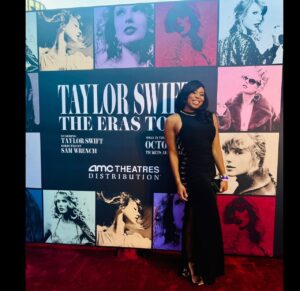 Eliotte Woodford Instagram - Wow. What a NIGHT. What a MOVIE. What a TEAM OF STARS I somehow get to surround myself with while supporting the BRIGHTEST STAR, @taylorswift .

I am still in awe of what I witnessed in that theater. I was immediately immersed in the world of #TheErasTour and felt like I was truly at a stadium show. It was so amazing to actually feel like I was in the audience of this wonderful spectacle. I was scream shouting, singing, dancing, and having THE MOST FUN. 

I can’t wait for everyone to experience this concert as an EPIC FILM. Whether it’s your first or fifth time seeing the show, I hope you have as much fun as I did. 

To say I’m honored and blessed to be a part of THIS SHOW with THESE PEOPLE is the biggest UNDERSTATEMENT. 

THANK YOU to my Eras Tour cast and crew family and @taylorswift for making me BETTER. I love you all!

WE MADE A MOVIE!!!!
🤩🥳🥹

Makeup: @mayelypaez 
Styling: @styledbyhannahmellow 
Dress: @herveleger 
Shoes: @dolcegabbana 

Ps- it’s dumb I can’t tag my whole fam here!
I love yall forever. 

#taylorswift #TS #tstheerastour #tstheerastourfilm #movie #moviepremiere #redcarpet