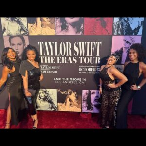 Eliotte Woodford Instagram - Wow. What a NIGHT. What a MOVIE. What a TEAM OF STARS I somehow get to surround myself with while supporting the BRIGHTEST STAR, @taylorswift .

I am still in awe of what I witnessed in that theater. I was immediately immersed in the world of #TheErasTour and felt like I was truly at a stadium show. It was so amazing to actually feel like I was in the audience of this wonderful spectacle. I was scream shouting, singing, dancing, and having THE MOST FUN. 

I can’t wait for everyone to experience this concert as an EPIC FILM. Whether it’s your first or fifth time seeing the show, I hope you have as much fun as I did. 

To say I’m honored and blessed to be a part of THIS SHOW with THESE PEOPLE is the biggest UNDERSTATEMENT. 

THANK YOU to my Eras Tour cast and crew family and @taylorswift for making me BETTER. I love you all!

WE MADE A MOVIE!!!!
🤩🥳🥹

Makeup: @mayelypaez 
Styling: @styledbyhannahmellow 
Dress: @herveleger 
Shoes: @dolcegabbana 

Ps- it’s dumb I can’t tag my whole fam here!
I love yall forever. 

#taylorswift #TS #tstheerastour #tstheerastourfilm #movie #moviepremiere #redcarpet