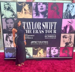 Eliotte Woodford Instagram - Wow. What a NIGHT. What a MOVIE. What a TEAM OF STARS I somehow get to surround myself with while supporting the BRIGHTEST STAR, @taylorswift .

I am still in awe of what I witnessed in that theater. I was immediately immersed in the world of #TheErasTour and felt like I was truly at a stadium show. It was so amazing to actually feel like I was in the audience of this wonderful spectacle. I was scream shouting, singing, dancing, and having THE MOST FUN. 

I can’t wait for everyone to experience this concert as an EPIC FILM. Whether it’s your first or fifth time seeing the show, I hope you have as much fun as I did. 

To say I’m honored and blessed to be a part of THIS SHOW with THESE PEOPLE is the biggest UNDERSTATEMENT. 

THANK YOU to my Eras Tour cast and crew family and @taylorswift for making me BETTER. I love you all!

WE MADE A MOVIE!!!!
🤩🥳🥹

Makeup: @mayelypaez 
Styling: @styledbyhannahmellow 
Dress: @herveleger 
Shoes: @dolcegabbana 

Ps- it’s dumb I can’t tag my whole fam here!
I love yall forever. 

#taylorswift #TS #tstheerastour #tstheerastourfilm #movie #moviepremiere #redcarpet