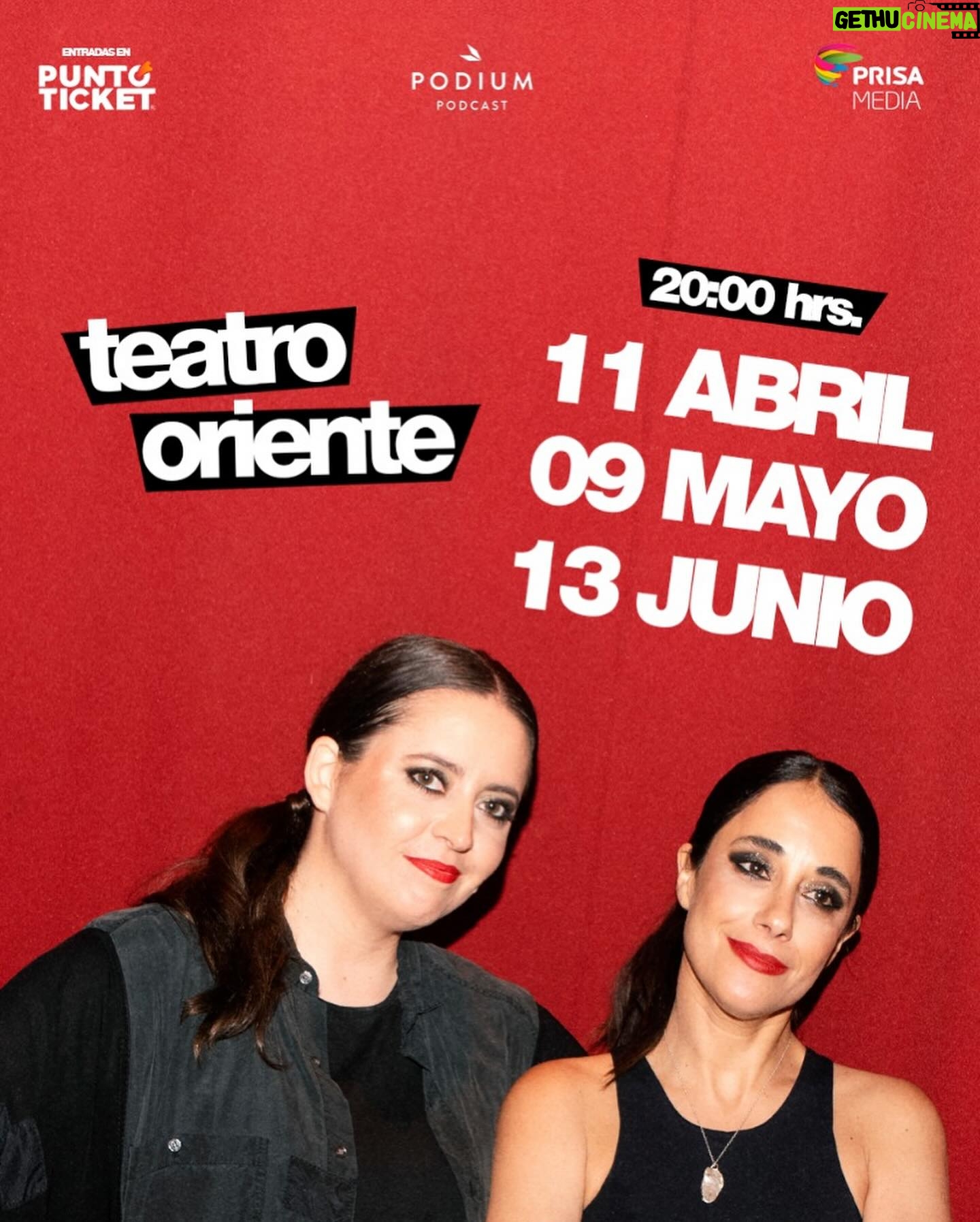 Elisa Zulueta - 9.7K Likes - ”Expertas en vivo! Fechas en abril, mayo y junio! Entradas en puntoticket en el link en nuestras bios.