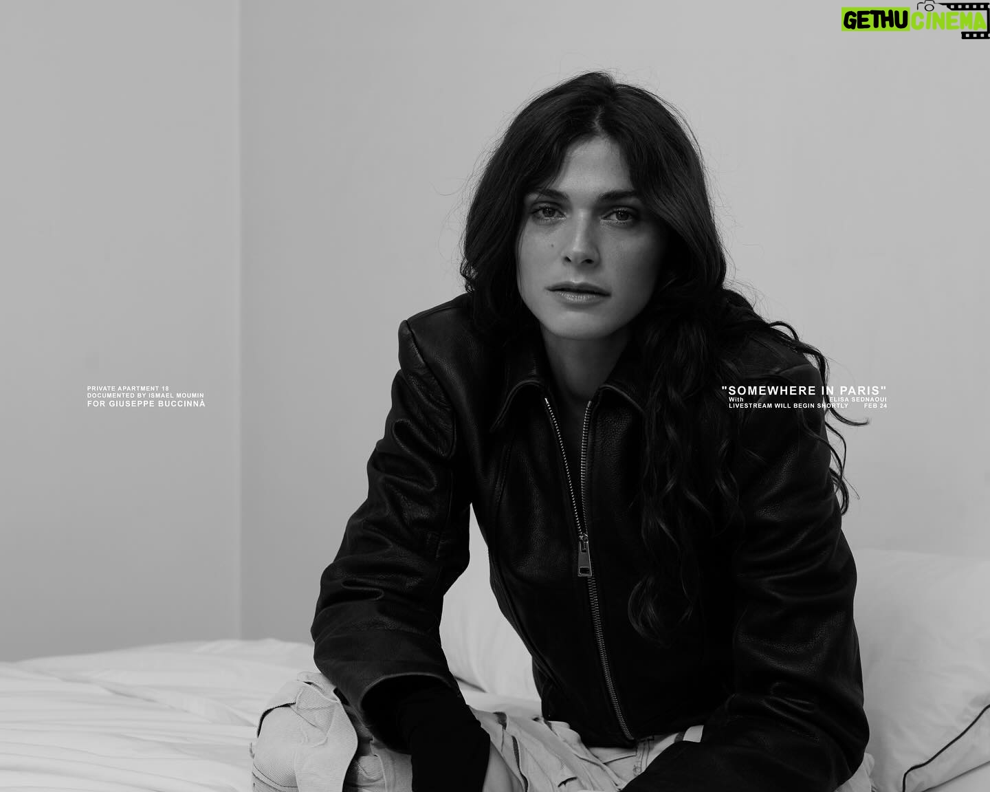 Elisa Sednaoui Instagram - I chose to support Giuseppe Buccinnà, a young Italian engineer turned fashion designer, with these campaign images. I’ve followed his career for years and admire him both as an artist and as a person. @giuseppebuccinnaofficial has a distinctive vision and cares deeply about the quality of his Made in Italy designs. Follow his journey as he takes off! 🚀 “SOMEWHERE IN PARIS » Vol. 1 With @elisasednaoui documented by Ismaël Moumin. Photographed by @ismaelmoumin / @shotviewmanagement Styled by @ivanbontchev / @Atomomanagement Grooming @mainamilitza / @b_agency Production @aurea.productions Management @shotviewmanagement Assistant production @christpoppy Thanks to @byfar_official #giuseppebuccinna #GBwomen