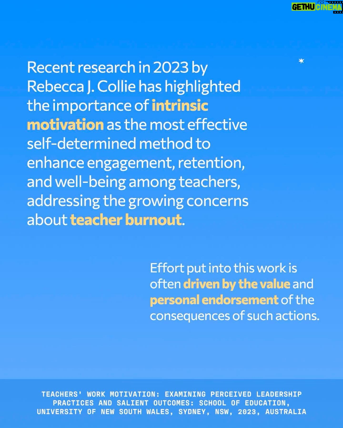 Elisa Sednaoui Instagram - Because we all need our teachers to be powerfully motivated 💪🏽💖 The groundbreaking research by Rebecca J. Collie in 2023 shows us that we must take a better look at “intrinsic motivation” of teachers. This form of motivation comes from the simple feeling of enjoying educating. Here are 3 key steps we’d like to offer as inspiration to ignite this kind of motivation and passion in educators. Step 1: Sparkle Intrinsic Motivation—let your inner light shine as you embark on the teaching journey! Step 2: Establish Clear Goals—design the course for your educational adventure, knowing where you want to go is half the journey. Step 3: Forge Self-Agreements—empower yourself to achieve your goals with Funtasia Enterprise’s innovative approach to self-development. 🌟 We’re looking forward to hearing from you! #TeacherMotivation #EducationalResearch #Goals #SelfDevelopment #FuntasiaEnterprise