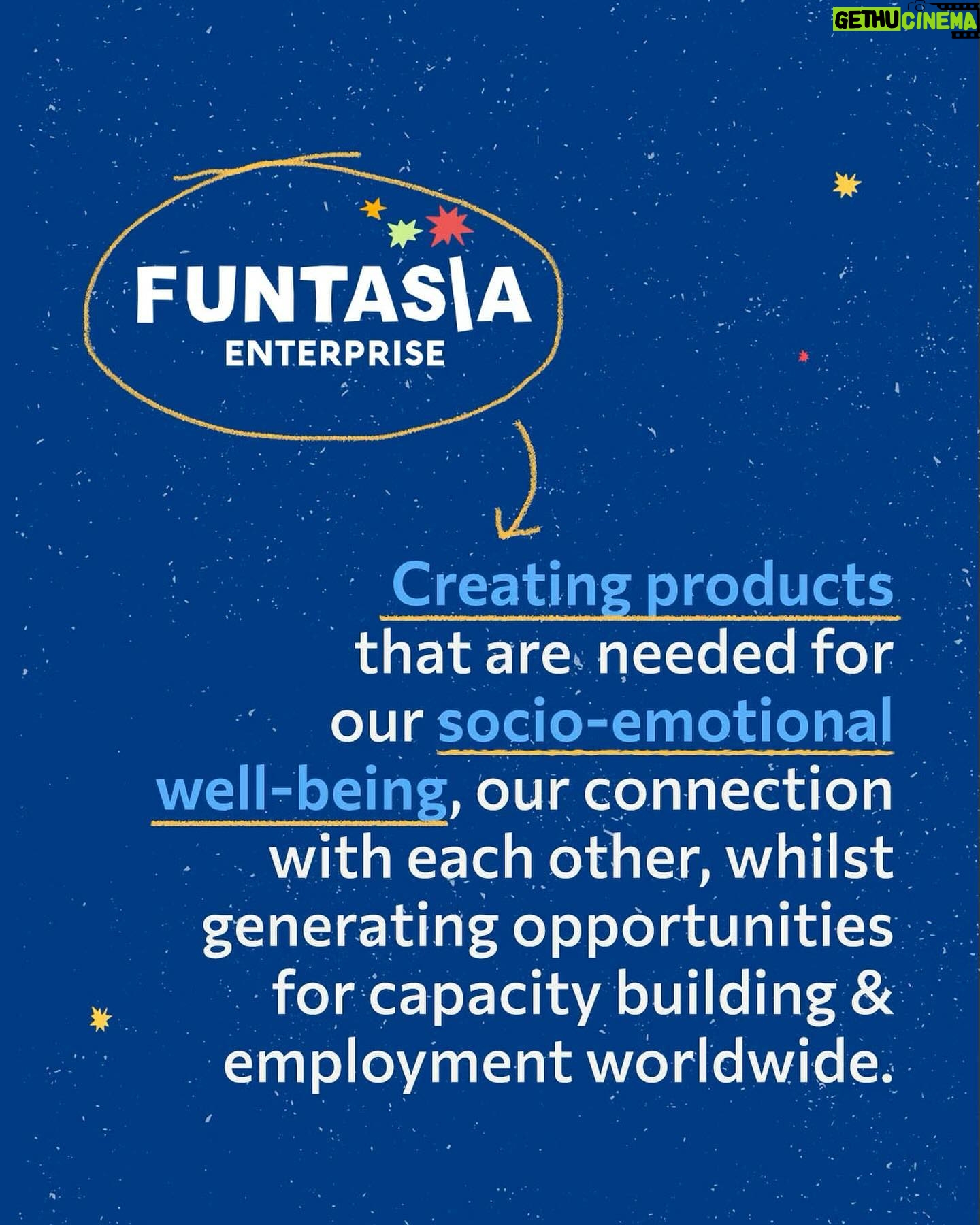 Elisa Sednaoui Instagram - The story of a name: Funtasia. ✨ We are born as an international, cross-cultural education organization, focused on improving the quality of education through the strengthening of life skills. Creativity is one of the main tools we use.🖍️ 🌎Our research and development work began in Egypt and Italy. We set out to find a name that would carry meaning across various languages. A point of connection, between Germanic languages like English, Latin such as Italian and Spanish, as well as Arabic. 🚀”Fantasia” first appeared thanks to one of our longtime advisers @NadaMobarak. “FAN” فن is Art in Arabic. Fantasia, fantasy, implies the wider term of imagination. It was when we were talking about it with the then-director of @SaveTheChildrenItalia, Valerio Neri, that he said “Oh yes, I like that, like FUN-tasia”. In that instant we knew the name was “born”. The overall process to get to this point took nearly 2 years. Many other names were vetted. FUNTASIA incapsulates many of our pillars: creativity, imagination and FUN. Having a playful, memorable time is a key ingredient of any truly transformative educational experience. For those whose life has been transformed by Funtasia, it has become an approach to life, a way of thinking.✨ Our Social Enterprise is “Funtasia Enterprise”, to show how it’s possible, within the predominantly capitalistic cultures around the world, to build ethical businesses that bring actual, concrete benefits to the society, as well as profits. Creating products that are needed for our socio-emotional wellbeing, our connection with eachother, whilst generating opportunities for capacity building and employment worldwide.🚀 Our Enterprise CRS program enables disadvantaged young people access to the products and 5% of all the yearly Funtasia Enterprise profits are donated to its’ NonProfit arm Funtasia Impact, to continue making this educational approach available to underserved communities. #FuntasiaApproach #FuntasiaFacilitators