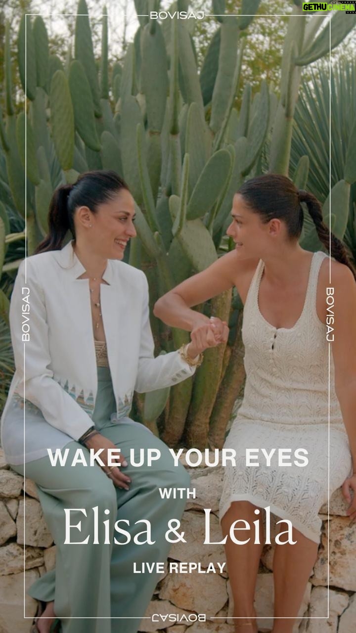 Elisa Sednaoui - 189 Likes - Missed the BOVISAJ LIVE?
Catch the replay of Elisa and Leila discussing how to get wide open eyes through face fitness and more.
Want to discover Face Fitness for yourself?
Head over to www.BOVISAJ.com (link is in our bio) for a free class and get #thatBOVISAJglow