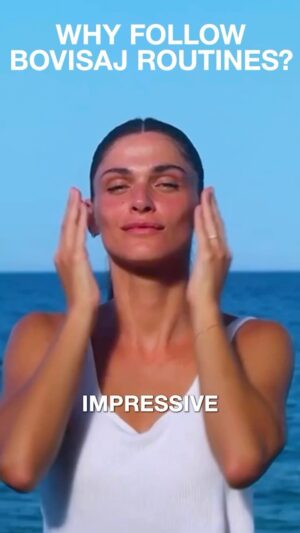 Elisa Sednaoui Instagram - In just 5 to 20 minutes, experience the transformative benefits of Holistic Face Fitness. This invigorating program helps you fight against gravity, softens wrinkles and eliminates puffiness through soothing lymphatic drainage. Embrace the convenience of practicing anytime, anywhere, right from the comfort of your home to lift your face & mind.