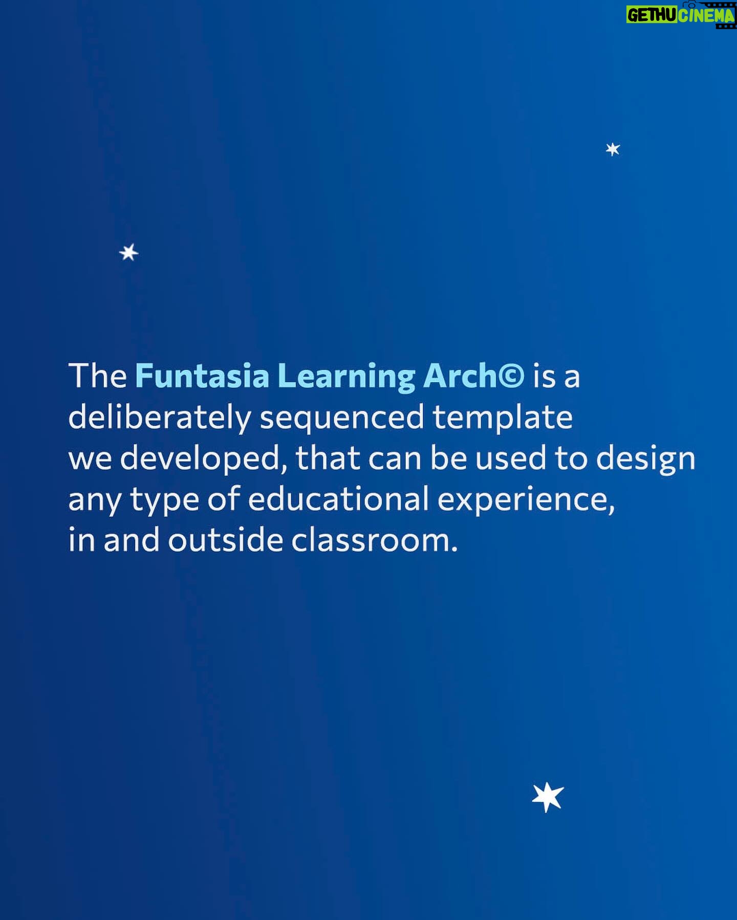 Elisa Sednaoui Instagram - What makes Funtasia special? Many of you are curious about Funtasia—what we’re about, what we do, and how we do it. Let’s dive deeper into our approach. Introducing the Funtasia Learning Arch©️: our proprietary template for designing educational experiences, both inside and outside the classroom. This deliberate sequence ensures optimal learning outcomes by fostering progressively secure environments and empowering participants to take creative risks. When you hear “creative risk,” what comes to mind? For us, it means having the trust in peers and leadership to ask questions and share genuine opinions. The Funtasia Learning Arch©️ embodies an our blend of frameworks and methodologies, applicable across various subjects and in adult capacity building. It’s a core part of what you’ll discover in our training. Explore the transformative potential of our approach at Funtasia and bring into your classes today!