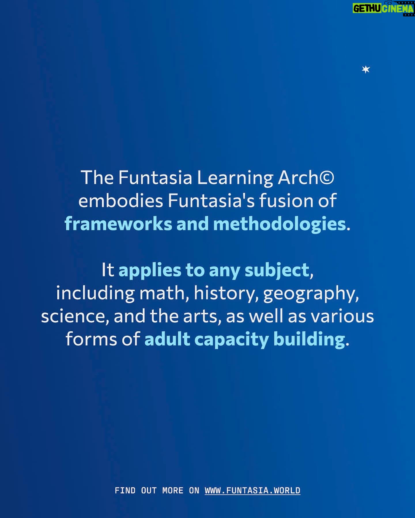 Elisa Sednaoui Instagram - What makes Funtasia special? Many of you are curious about Funtasia—what we’re about, what we do, and how we do it. Let’s dive deeper into our approach. Introducing the Funtasia Learning Arch©️: our proprietary template for designing educational experiences, both inside and outside the classroom. This deliberate sequence ensures optimal learning outcomes by fostering progressively secure environments and empowering participants to take creative risks. When you hear “creative risk,” what comes to mind? For us, it means having the trust in peers and leadership to ask questions and share genuine opinions. The Funtasia Learning Arch©️ embodies an our blend of frameworks and methodologies, applicable across various subjects and in adult capacity building. It’s a core part of what you’ll discover in our training. Explore the transformative potential of our approach at Funtasia and bring into your classes today!