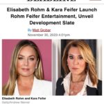 Elisabeth Röhm Instagram - So excited to share this news! ❤️ I’ve been working on this for a long time and waiting to share this next step in my career. Today we finally made the official announcement of our production company and I’m so thrilled and proud to partner with such an amazing and brilliant partner like @karafeifer and thanks to @deadline for breaking the story and to our strong team @buchwaldtalent @luberroklinent 🥂 Read full article in my bio. ⚡️✨