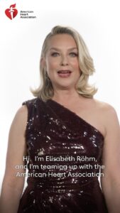 Elisabeth Röhm Instagram - CPR, especially if performed immediately, can double or triple a cardiac arrest victim’s chance of survival. Be prepared to act. Find a CPR course at heart.org/nation. Thank you, @elisabethrohm, for helping us create a #NationofLifesavers.