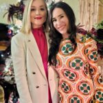 Elisabeth Röhm Instagram - Oh how I live for this JOY every year @lashfary ✨⚡️⭐️ Celebrating your birthday is tradition. I love it! I love you! I love Christmas! I love how you surround us with Christmas carols on your Bday. I love how you love us and bring together old friends and new. I love your food. Can we do this again next year? Oh, good!! 🔥💥🌈 Here’s to my ride or die and another year around the sun. Lucky me that I met you when I moved to LA at 23. ❤️🍾💋🥰☀️