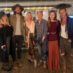 Elisabeth Röhm Instagram - Old friends and new friends. @prophetik @haley_strode @tarastrong Malibu, California @malibufarm #aboutlastnight 🇺🇸 ❤️