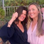 Elisabeth Röhm Instagram - Happy birthday to the greatest girl in the world @robbiebrenner I love you so much, Robbie Brenner! ✨🕺🏽 Thank God you showed up to my life, making it so much better, so much happier & so much sweeter and for introducing me to my sweetheart @glatzerama ❤️ !!!! I’m so fucking proud of you and all that you’ve achieved this year!! 🔥🍷 You’re a force!!! I love you beyond and am so grateful for your loyalty, our laughter and most of all the years ahead to share this crazy thing called life together. You are the most beautiful spirit in all the galaxy and the shiniest comet in the sky! 💫 I love you. Just tuning my instrument! You get the joke. #bff❤️ ❤️