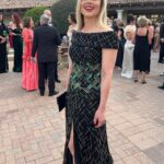 Elisabeth Röhm Instagram - What a spectacular night celebrating life, love and incredible scientific innovation to fight cancer with @glatzerama @celebfightnight Special thanks #quantumenergy You are our hero’s 💚 #cancerawareness #cancerresearch #gateway #quantumenergy Dress @fouychovcouture @style_byjordan 💖