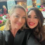 Elisabeth Röhm Instagram - Loved celebrating @veronicabeard @allisonaston And their West Coast presence today at the lovely @olivetta w @lowelteroth 💖🥂
