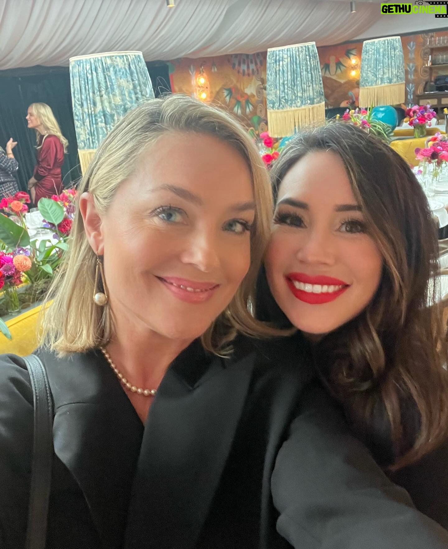 Elisabeth Röhm Instagram - Loved celebrating @veronicabeard @allisonaston And their West Coast presence today at the lovely @olivetta w @lowelteroth 💖🥂