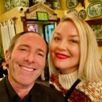 Elisabeth Röhm Instagram - A few unexpected Thanksgiving pivots led us to a romantic solo dinner @ivyrestaurants @glatzerama ❤️☘️ We’re wishing all of you a very beautiful and loving holiday weekend full of joy and gratitude. #grateful #datenight