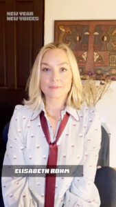 Elisabeth Röhm Instagram - Thanks for consistently being our ally, @elisabethrohm! Join Elisabeth by making your own video and tagging us and we will post in our stories. 💙🙏
