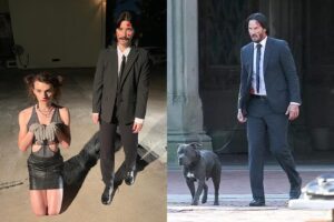 Elise Bauman Instagram - Happy Halloween from John Wick and his (sexy) dog.