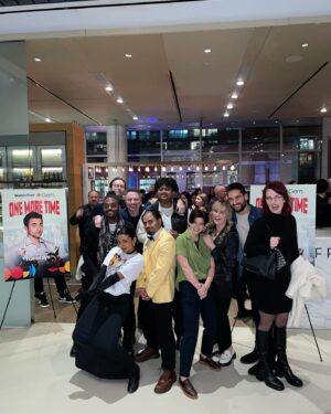 Elise Bauman Instagram - From the @onemoretime_tv premiere last night with these goons. STREAM NOW OR ELSE