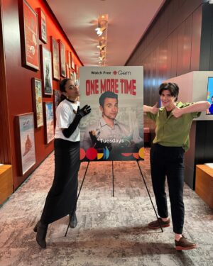 Elise Bauman Instagram - From the @onemoretime_tv premiere last night with these goons. STREAM NOW OR ELSE