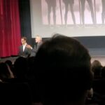 Elise Neal Instagram - Enjoyed a night out at Samual Golden Theater ( home of the #oscars ) right before awards season with @dollphacemusic for the screening of #theboysintheboat produced & directed by George Clooney The film was really enjoyable ! And as I work to create more myself , I appreciate viewing these even more🎬 #goodtimes #networking #filmlife #swipe ! #fbf